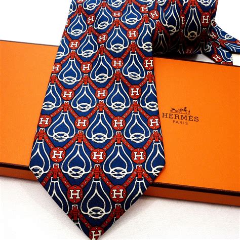 hermes tie trad|Hermes fabric ties.